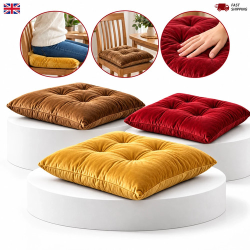 Velvet seat pad - pad, 40x40cm