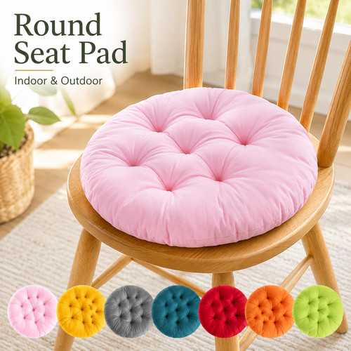 Solid round chair - round, pad