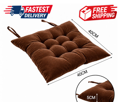 Velvet seat cushion 40x40cm - velvet,