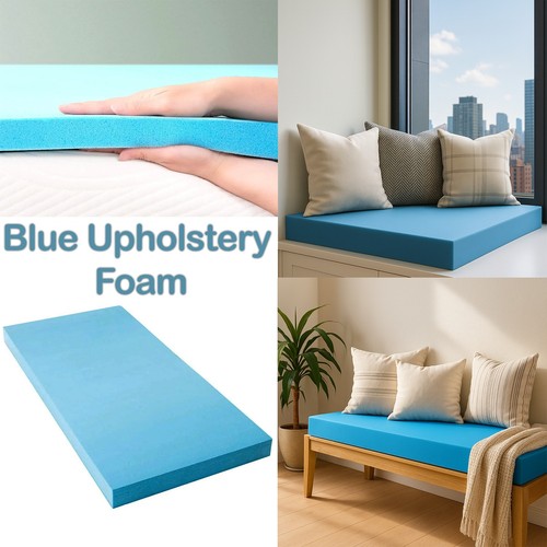 Blue upholstery foam - upholstery,