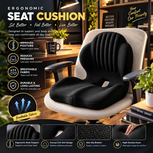 Ergonomic memory foam - ergonomic, coccyx