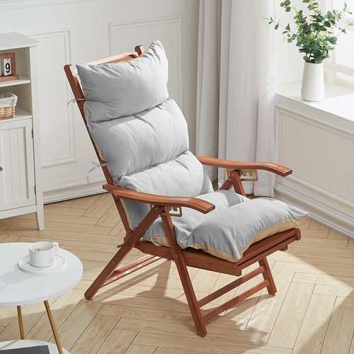 Grey garden rocking deck chair - rocking,