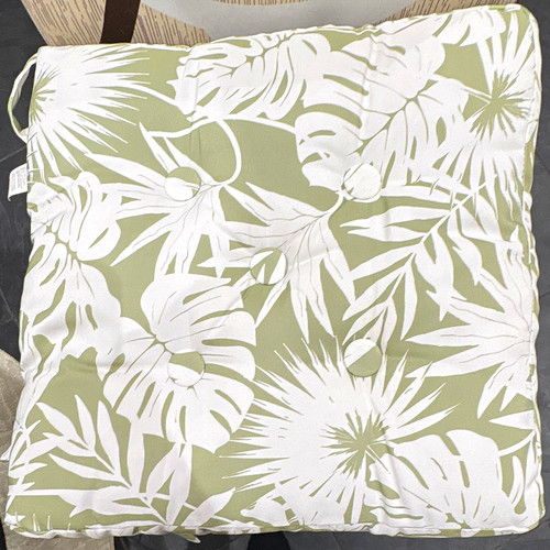 Piece green white tropical - &,