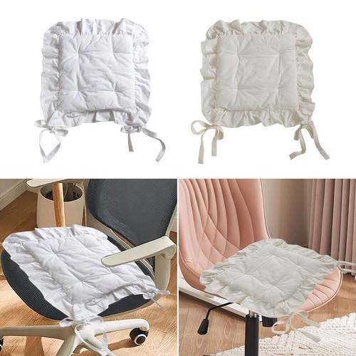 Ruffle chair cushion seat - cushion,