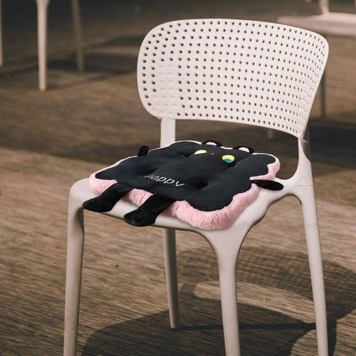 Seat cushion plush chair - cushion,